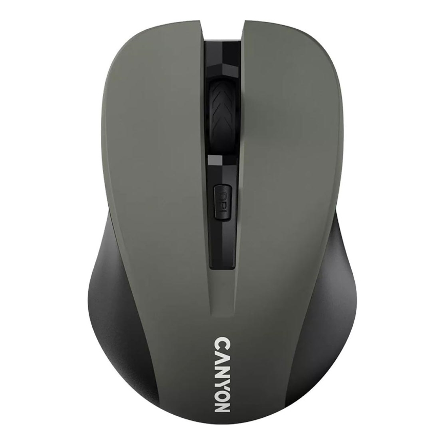 Canyon - Беспроводная мышь 800/1000/1200 DPI 2xAAA серый