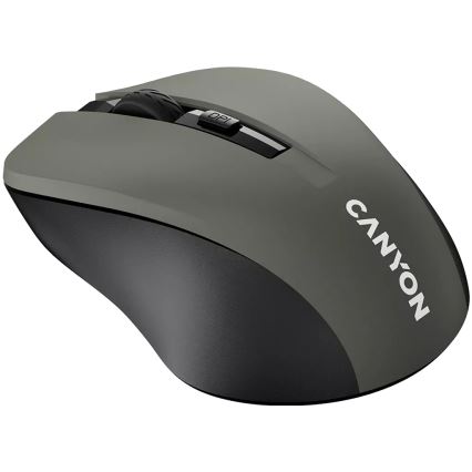 Canyon - Беспроводная мышь 800/1000/1200 DPI 2xAAA серый