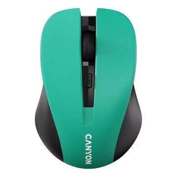 Canyon - Беспроводная мышь 800/1000/1200 DPI 2xAAA зеленый