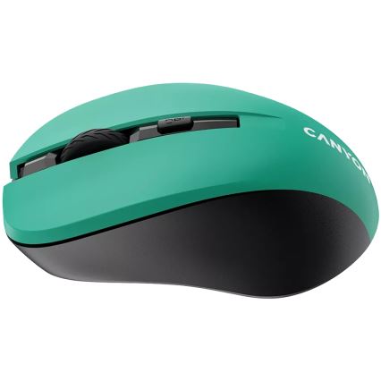 Canyon - Беспроводная мышь 800/1000/1200 DPI 2xAAA зеленый