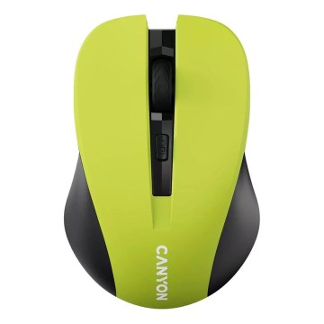 Canyon - Беспроводная мышь 800/1000/1200 DPI 2xAAA желтый