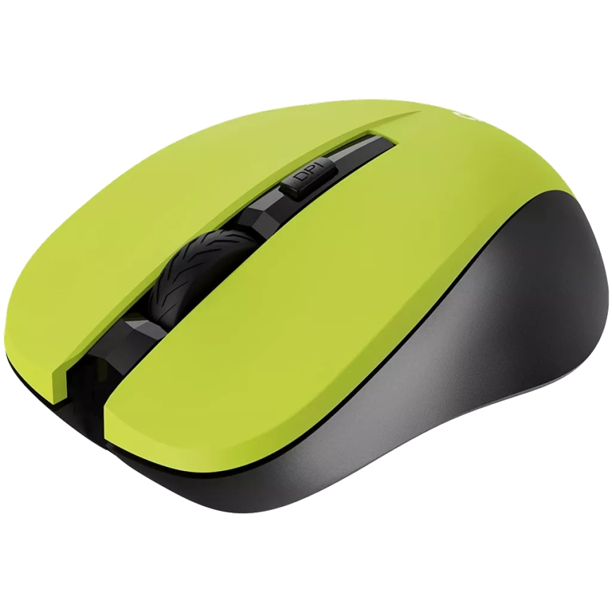 Canyon - Беспроводная мышь 800/1000/1200 DPI 2xAAA желтый