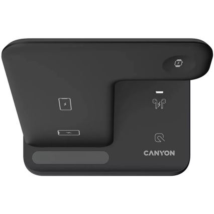 Canyon - Беспроводное зарядное устройство 3в1 черный