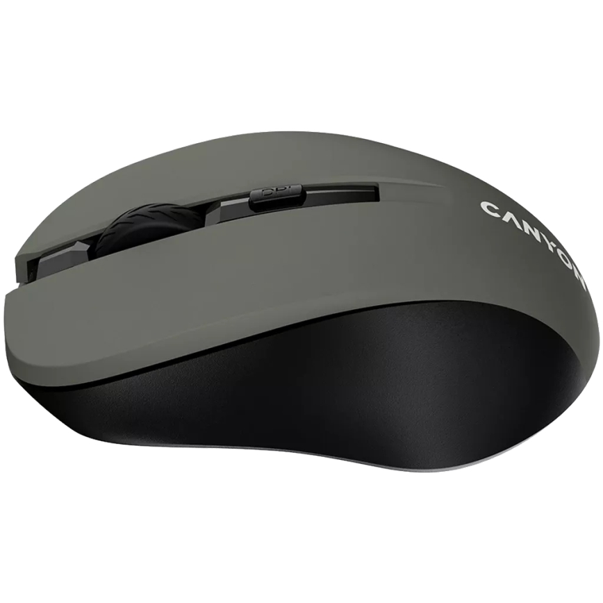Canyon - Бездротова миша 800/1000/1200 DPI 2xAAA сірий