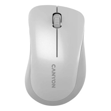 Canyon - Бездротова оптична миша з датчиком Pixart MW 1200 DPI 2xAAA білий
