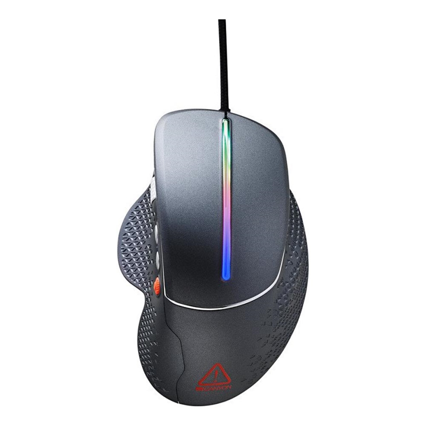 Canyon - Игровая мышь со светодиодной RGB-подсветкой 800/1600/2400/3200/4800/6400 DPI