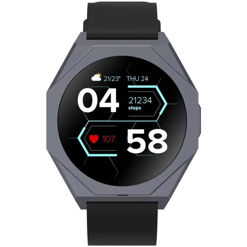 Canyon - Розумний годинник OTTO IP68 чорний