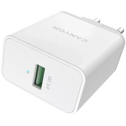 Canyon - Зарядний адаптер 1xUSB/230V