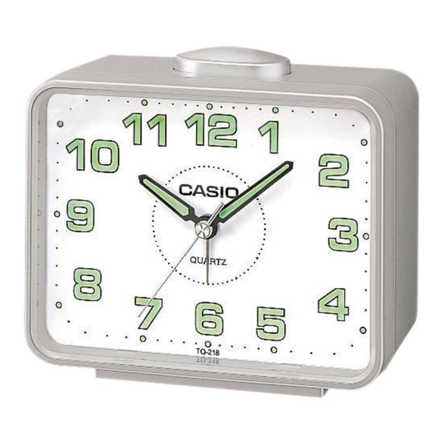 Casio - Будильник 1xLR14 срібний
