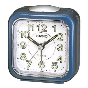 Casio - Будильник 1xAA синій/білий