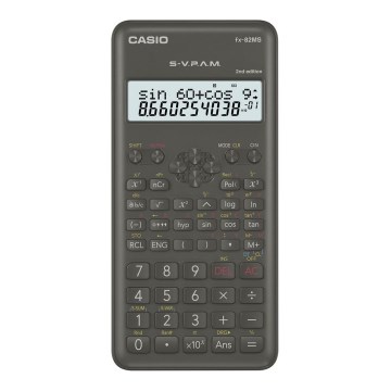 Casio - Школьный калькулятор 1xAAA черный