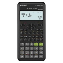 Casio - Школьный калькулятор 1xLR44 черный