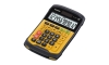Casio - Водонепроницаемый настольный калькулятор 1xCR2032 IP54 черный/оранжевый