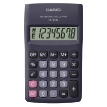 Casio - Калькулятор кишеньковий 1xLR6 сірий