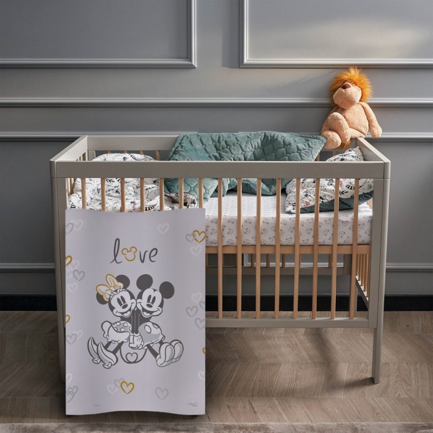 CebaBaby - COZY DISNEY Дитячий пеленальний килимок двосторонній 50х70 см сірий