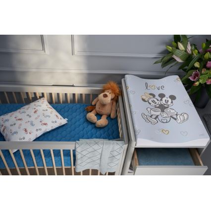 CebaBaby - Детский пеленальный коврик двухсторонний COSY DISNEY 50x70 см синий