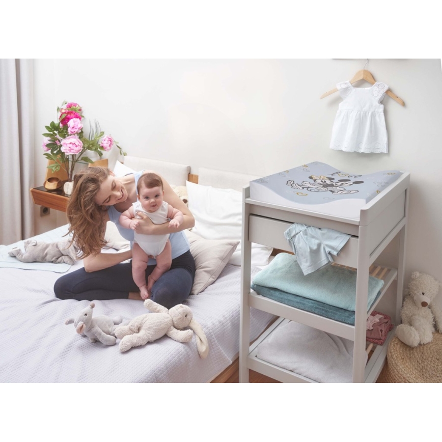 CebaBaby - Детский пеленальный коврик двухсторонний COSY DISNEY 50x70 см синий