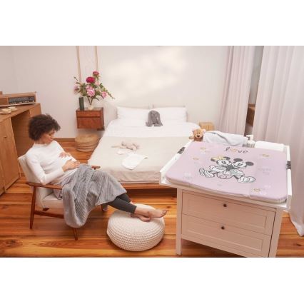 CebaBaby - Пеленальний килимок триокрайовий DISNEY 75x72 см рожевий