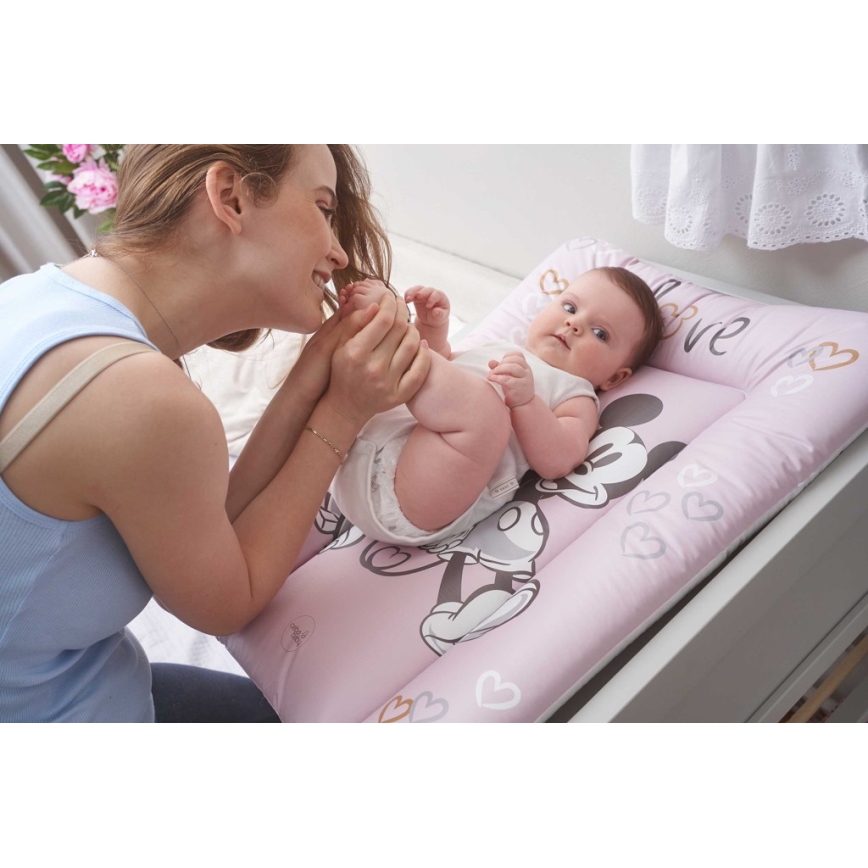 CebaBaby - Пеленальний килимок триокрайовий DISNEY Disney 50x70 см рожевий