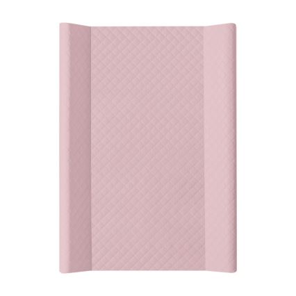 CebaBaby-Пеленальний килимок з твердою дошкою двосторонній COMFORT 50x70 см рожевий