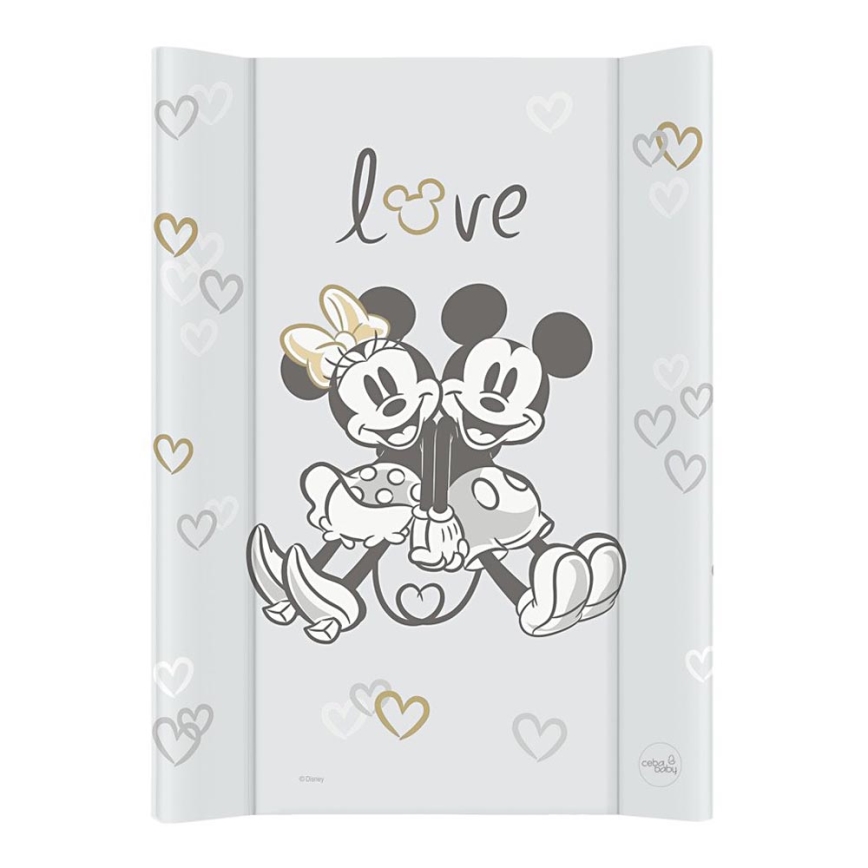 CebaBaby - Пеленальний килимок з твердою дошкою двосторонній DISNEY 50x70 см сірий