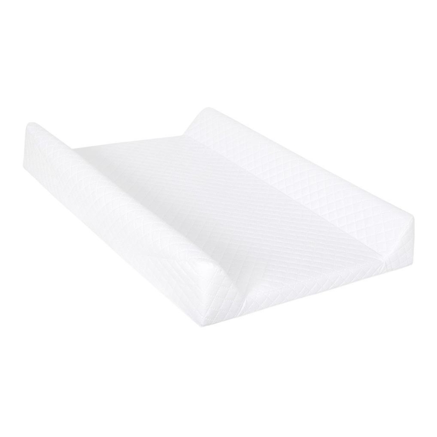 CebaBaby - Пеленальный коврик с фиксированными бортами двусторонний COMFORT 50x70 см белый