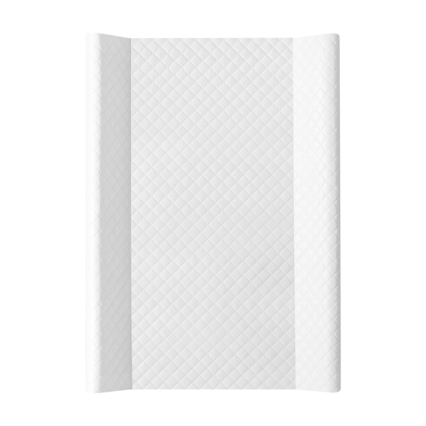 CebaBaby - Пеленальный коврик с фиксированными бортами двусторонний COMFORT 50x70 см белый