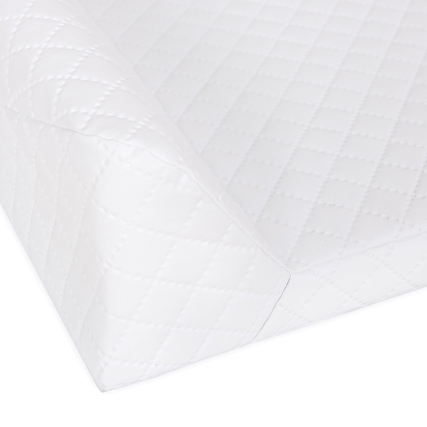 CebaBaby - Пеленальный коврик с фиксированными бортами двусторонний COMFORT 50x70 см белый