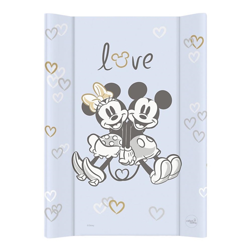 CebaBaby - Пеленальный коврик с фиксированными бортами двусторонний DISNEY 50x70 см синий