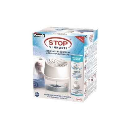 Ceresit - Осушувач повітря для ванної кімнати AERO 360° білий