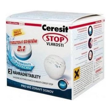 Ceresit - Таблетки для осушителя воздуха 2‑в‑1 PEARL 2×300 г без запаха