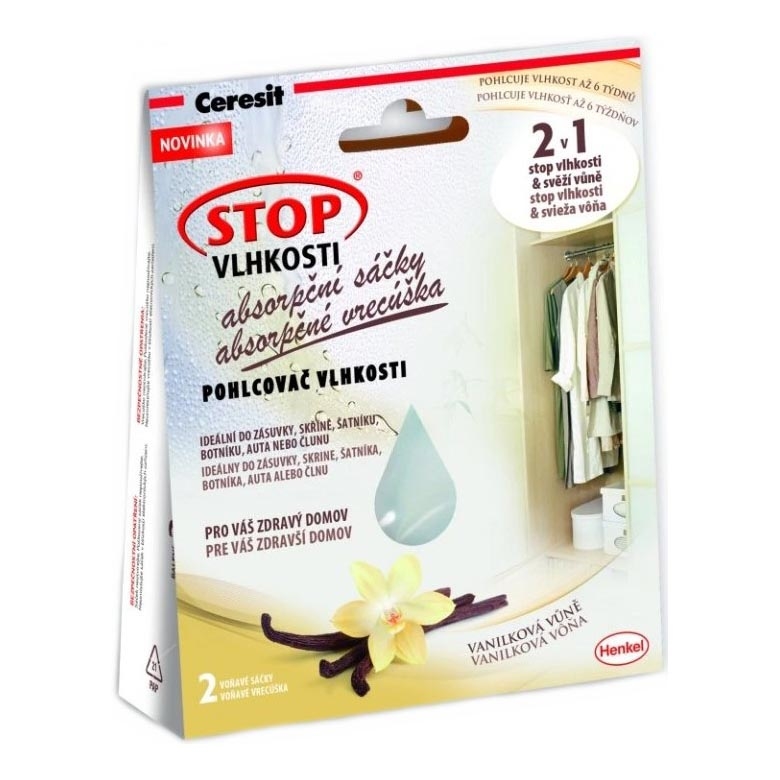 Ceresit - Влагопоглощающие пакетики 2×50 г ваниль