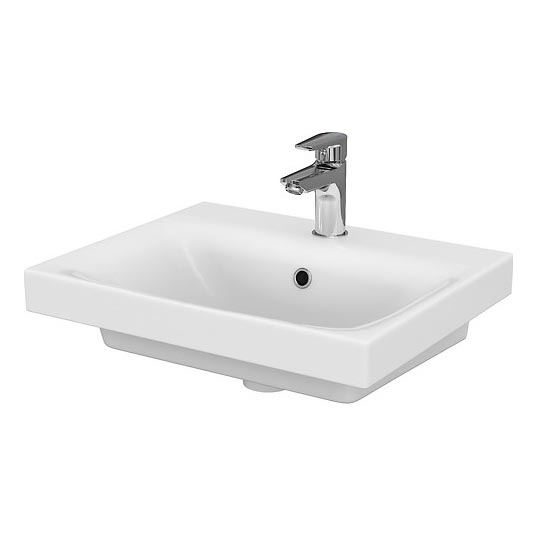 Cersanit K116-009 - Раковина накладна/підвісна MODUO 40x50 см кераміка/глянцева біла