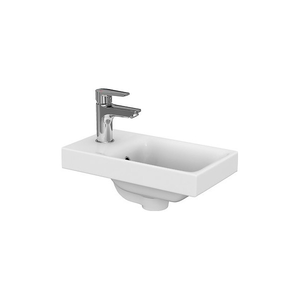 Cersanit K116-016 - Врізний умивальник MODUO 22x40 см, кераміка/білий глянець