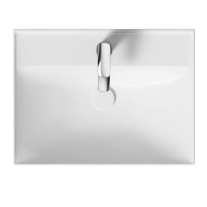 Cersanit K120-009 - Встраиваемая раковина LARGA 45,5x60,5 см керамика/белый глянец