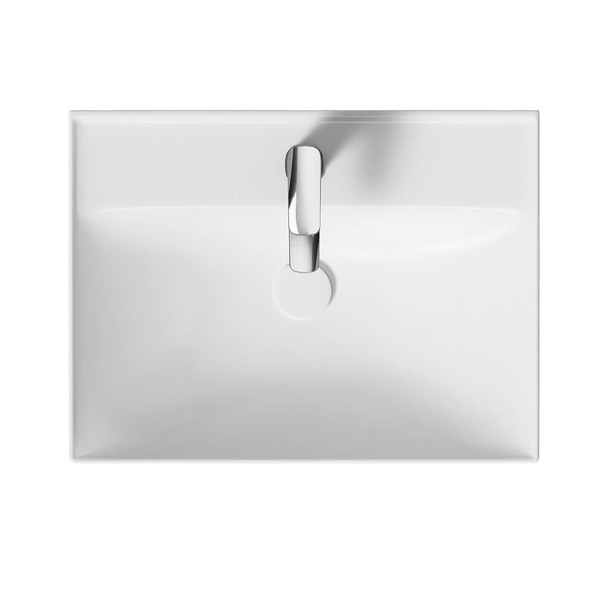 Cersanit K120-009 - Встраиваемая раковина LARGA 45,5x60,5 см керамика/белый глянец