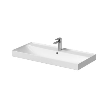 Cersanit K120-011 - Вбудований умивальник LARGA 46x100 см кераміка/білий глянець