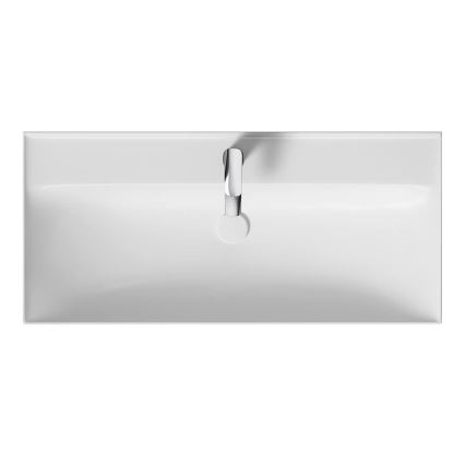 Cersanit K120-011 - Вбудований умивальник LARGA 46x100 см кераміка/білий глянець
