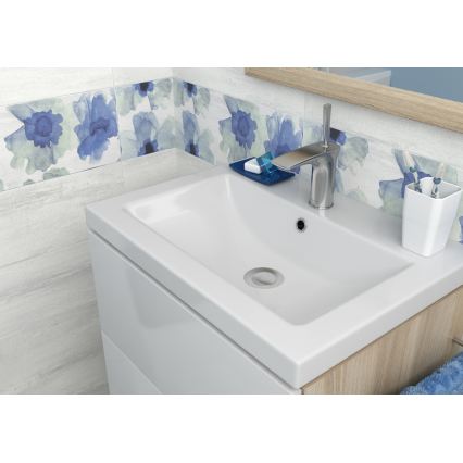 Cersanit K32-003-BOX - Раковина на столешницу/подвесная COMO 45x60 см, керамика, белый глянец