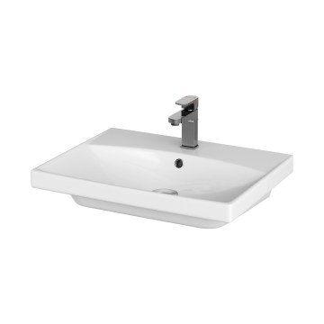Cersanit K35-006 - Вбудована раковина CITY 45x60 см кераміка/глянцева біла