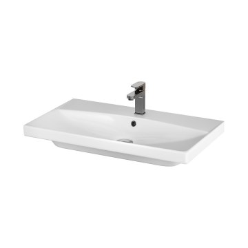 Cersanit K35-061 - Вбудований умивальник CITY 45,5x80,5 см кераміка/білий глянець