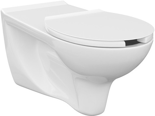 Cersanit K670-002 - Безбар'єрний підвісний унітаз ETIUDA кераміка/білий