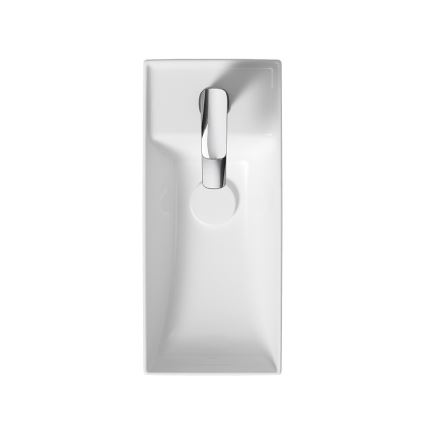 Cersanit K677-005 - Раковина накладна LARGA 22x50 см кераміка/глянсова біла