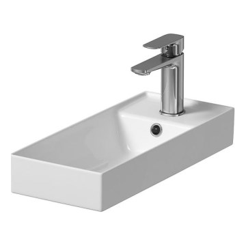 Cersanit K677-005 - Раковина накладна LARGA 22x50 см кераміка/глянсова біла