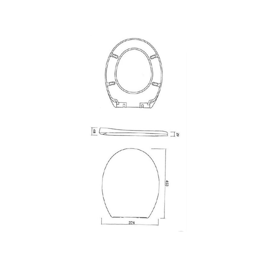 Cersanit K98-0074 - Сиденье для унитаза PRESIDENT SoftClose белое