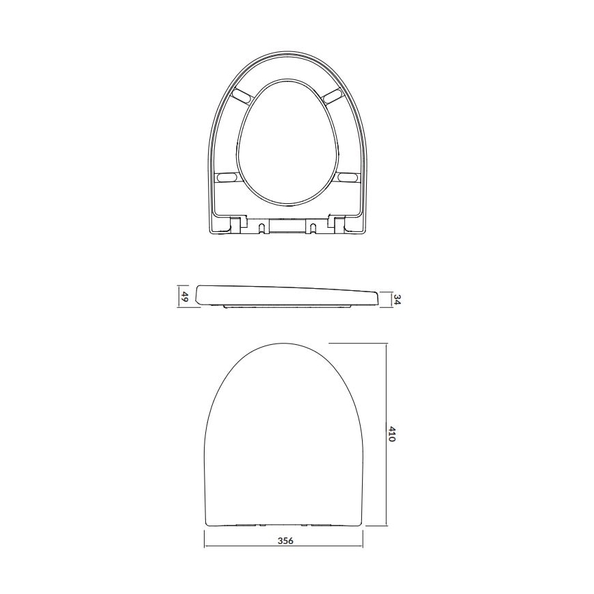 Cersanit K98-0122 - Сиденье для унитаза PARVA SoftClose белое