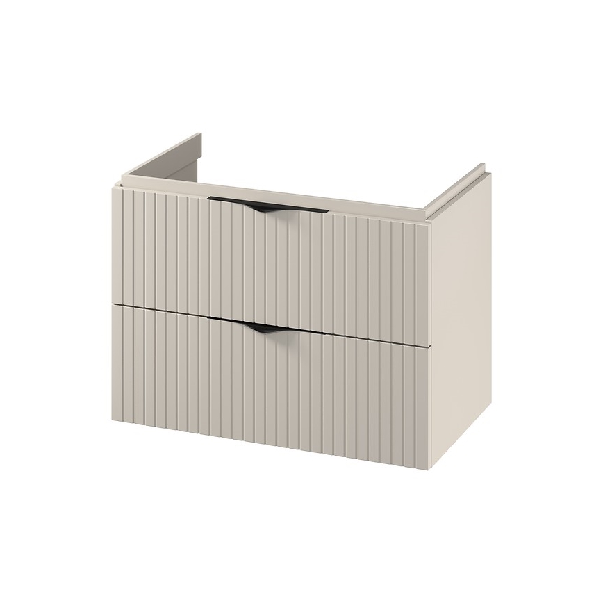 Cersanit S1015-003 - Підвісна тумба під умивальник TIRSO 80x45 cm бежева