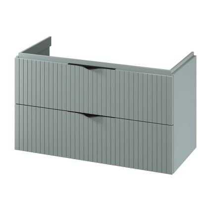 Cersanit S1015-012 - Навесная тумба под умывальник TIRSO 100x55x45 см мятная