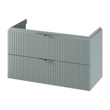 Cersanit S1015-012 - Навесная тумба под умывальник TIRSO 100x55x45 см мятная