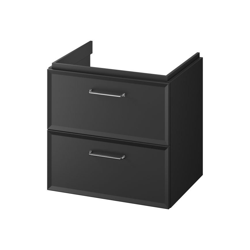 Cersanit S1021-002 - Подвесная тумба под умывальник MILLE 60x45 см чёрная